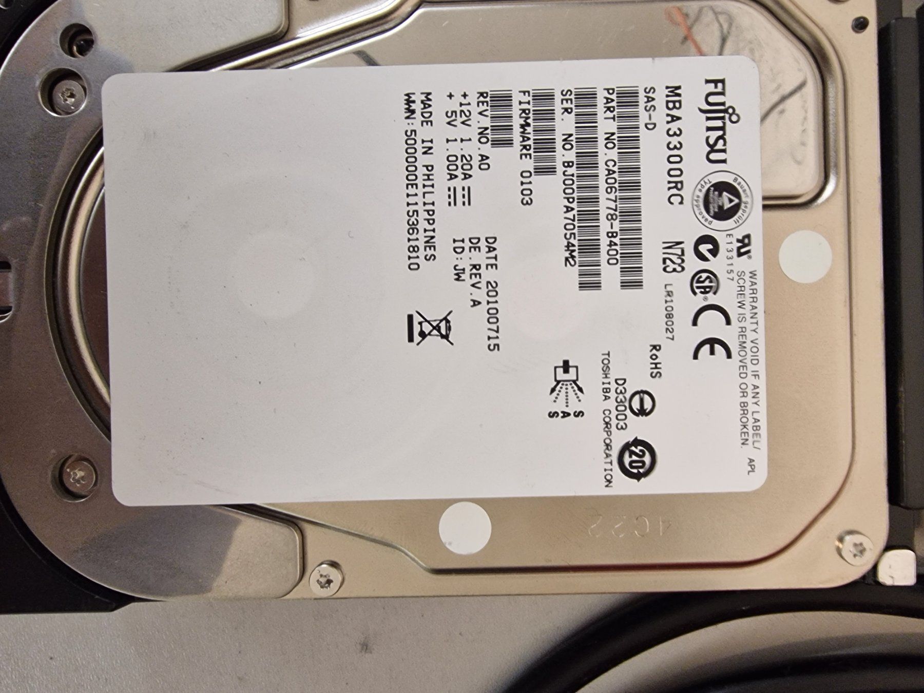 Disques durs: Diverse SAS HDDs – D'occasion à Nussbaumen AG par brunofresco 1