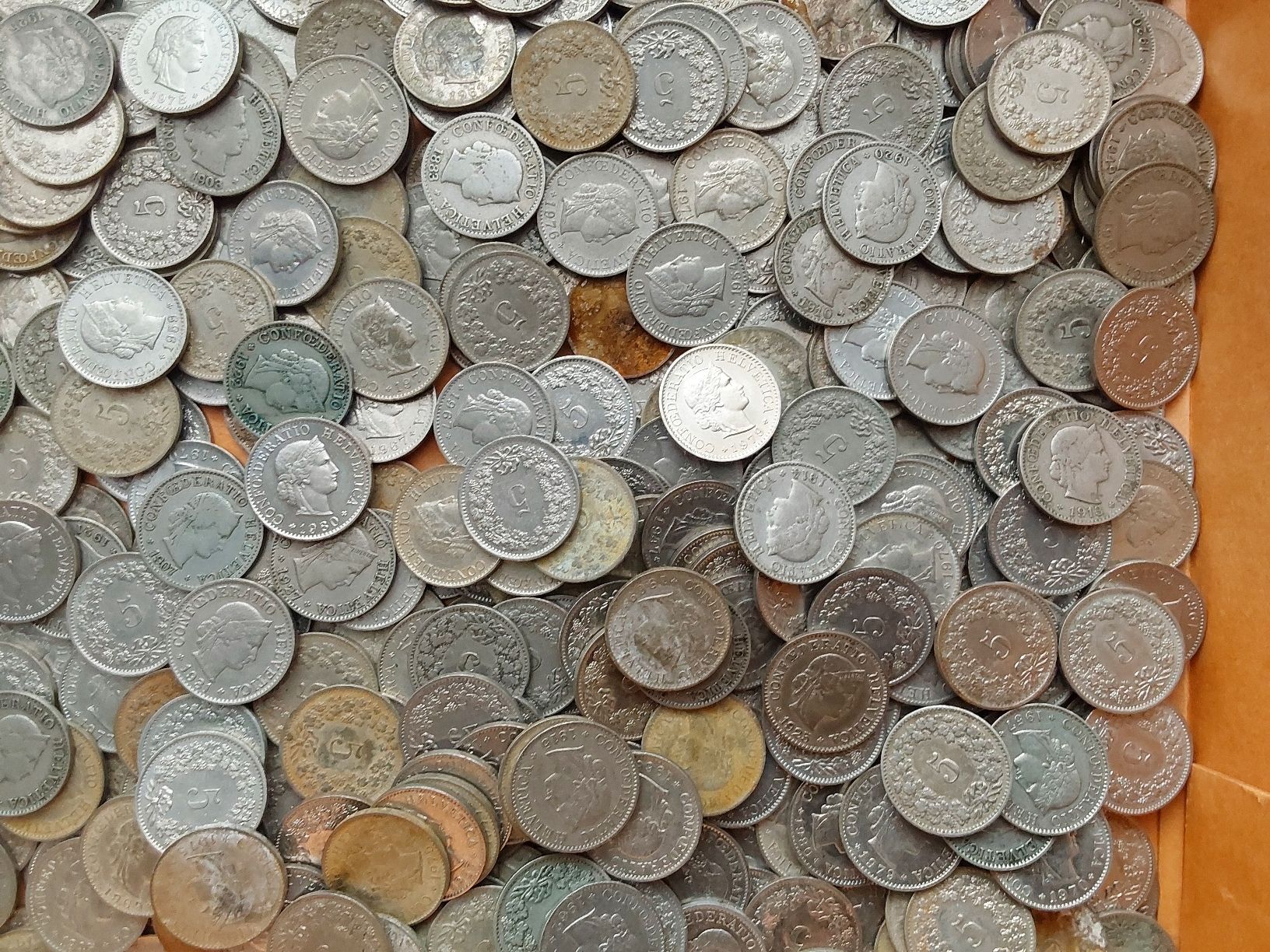 Tutti le monete: 2,3kg Alte 5 räppler – Usato da St. Gallen venduto da aha_2prr 3