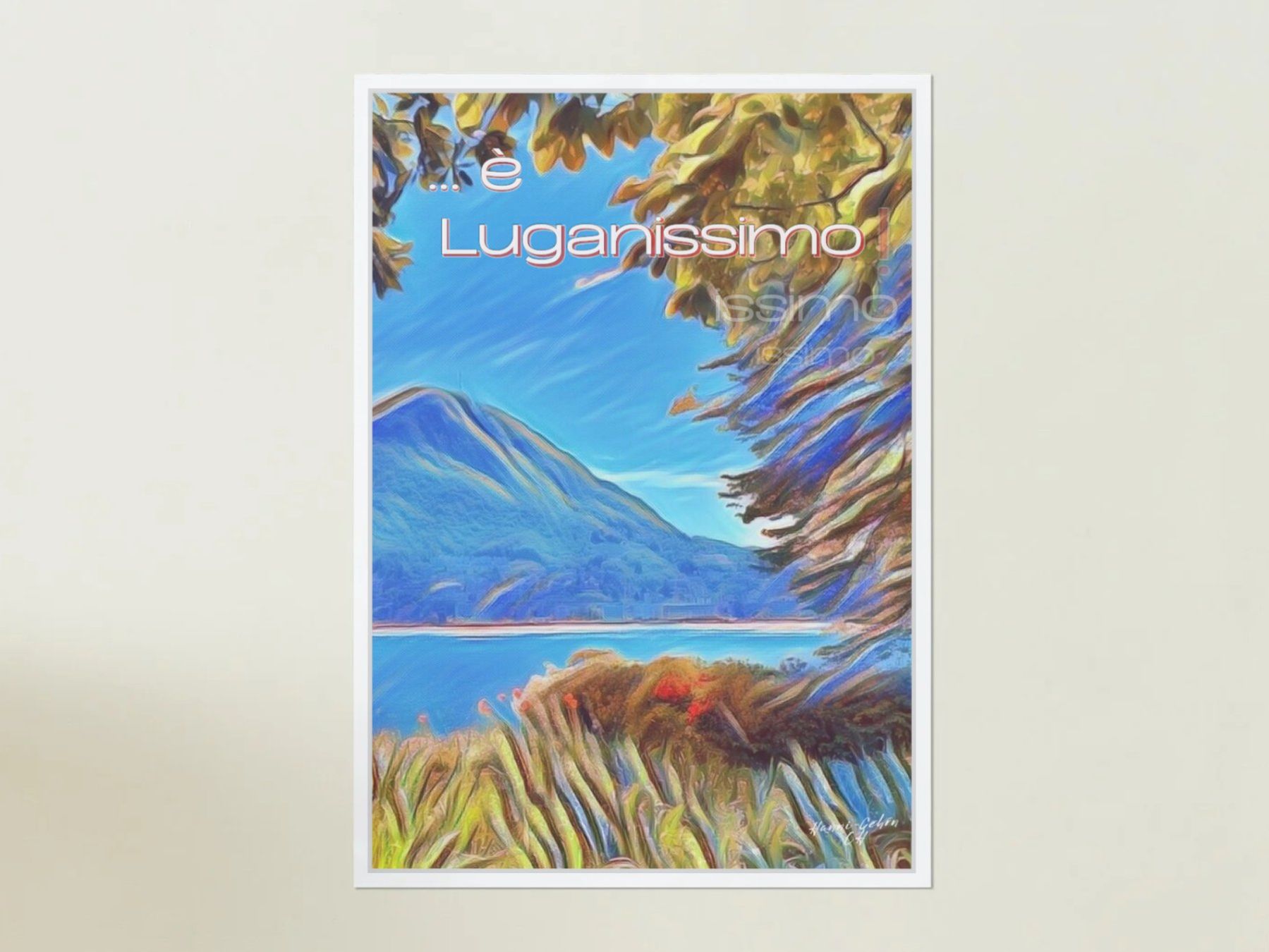 Foto & Immagini: ein Hanni Gehrn Poster von Lugano – Nuovo e nell'imballaggio originale da Zürich venduto da Posterrama 4