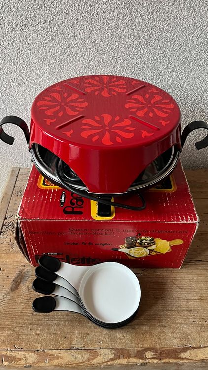 Vintage Raclette Öfeli Stöckli 1974 Originalverpackung 4 Per (Gebraucht ...