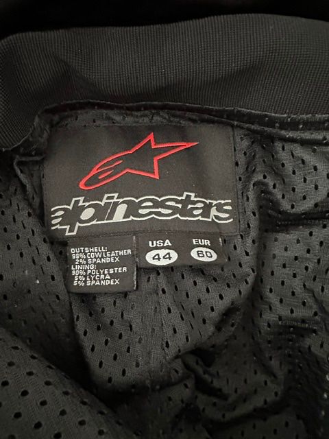 Alpinestars Pantaloni: Alpinestar Leder Motorradhose  Grösse 60 – Usato da Buchs ZH venduto da al03a 2