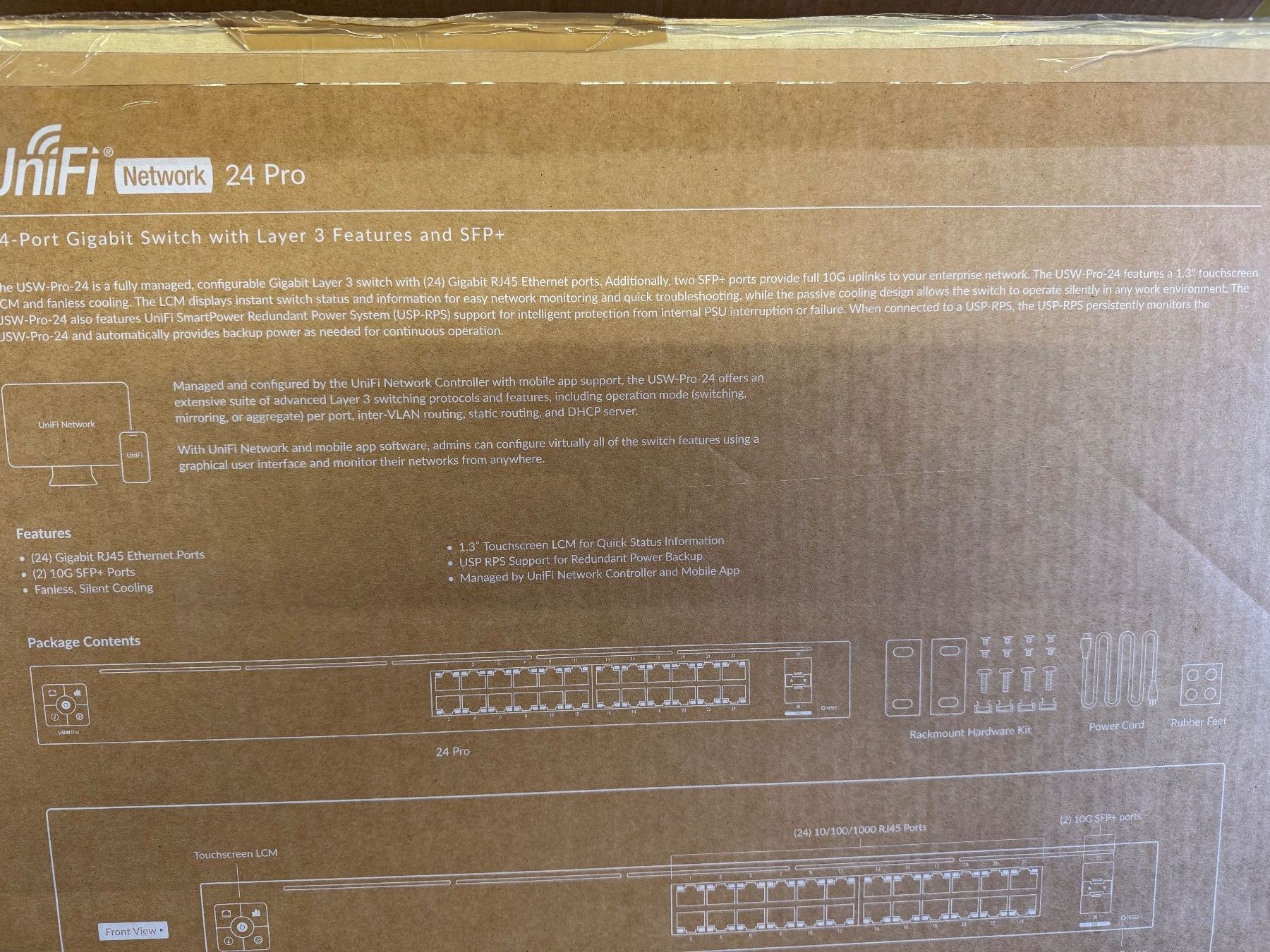 Ubiquiti Hubs & Switches: Ubiquiti Unifi USW-pro-24 Switch – Neu (gemäss Beschreibung) aus Adelboden von Chappeler