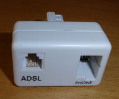 ADSL-Anschluss Zwischenstecker mit RJ-11