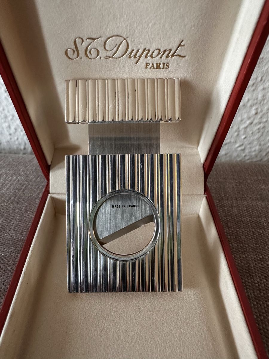 Cigares: S.T. Dupont Zigarrenschneider versilbert – Neuf (Voir description) à Zürich par Sofferl 2