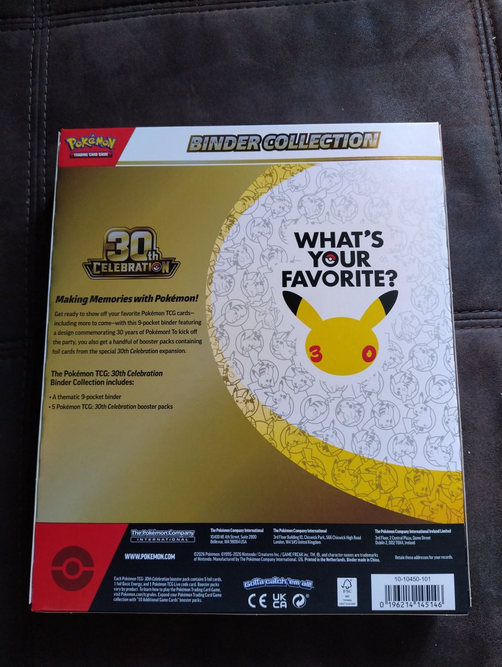 Pokémon Sammelbilder & Trading cards: Pokémon 30th - Binder Collection - Sealed - EN – Neu (gemäss Beschreibung) aus Buochs von Margi5 1