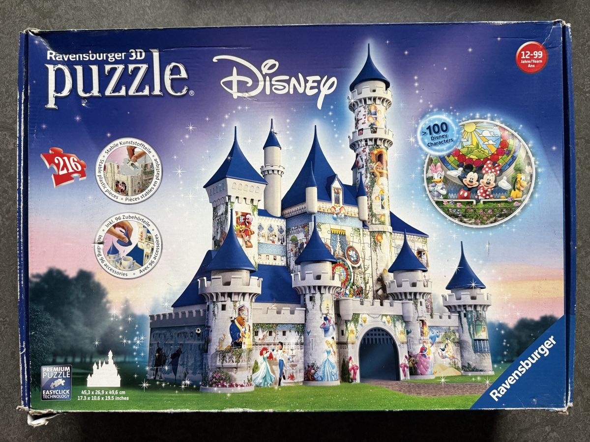 Disney Puzzle: Puzzle Disney 3D Ravensburger – Usato da Zürich venduto da bobiski 1