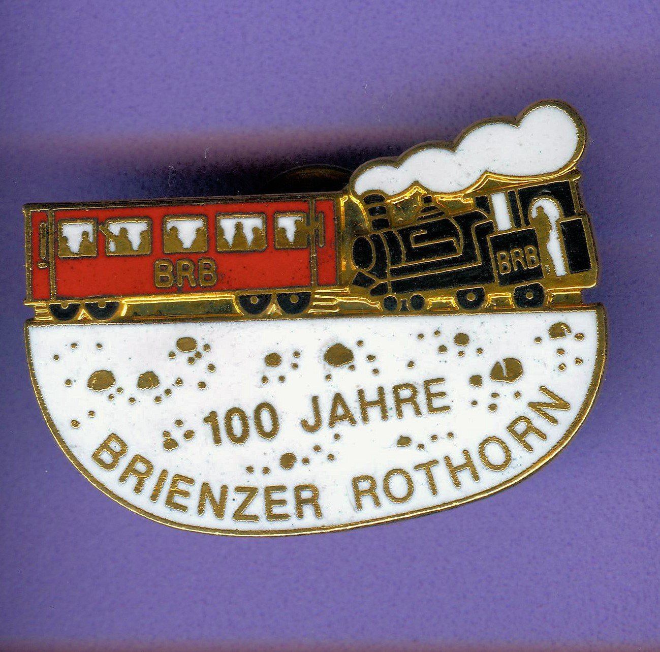 Placchette & Badge: BRIENZER ROTHORN BAHN 100 Jahre – Usato da Winterthur venduto da Sammleroase