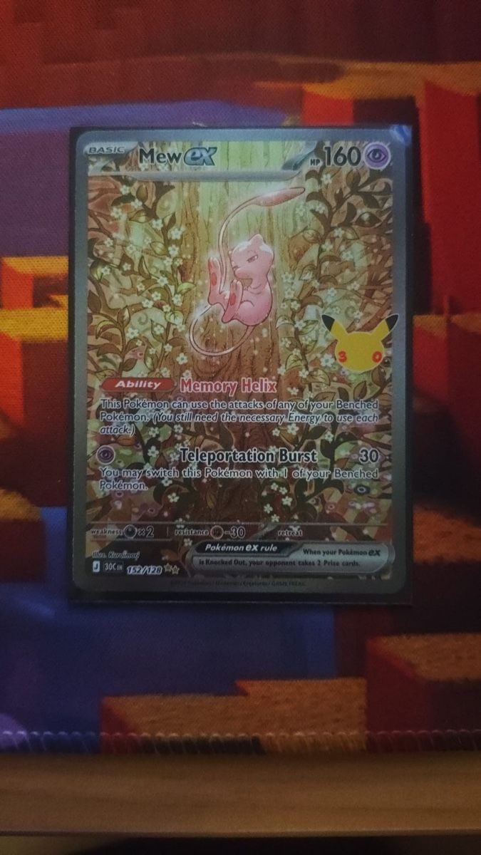 Pokémon Carte collezionabili: Mew ex Celebrations 030/025  – Nuovo e nell'imballaggio originale da Windisch venduto da andrej_tcg