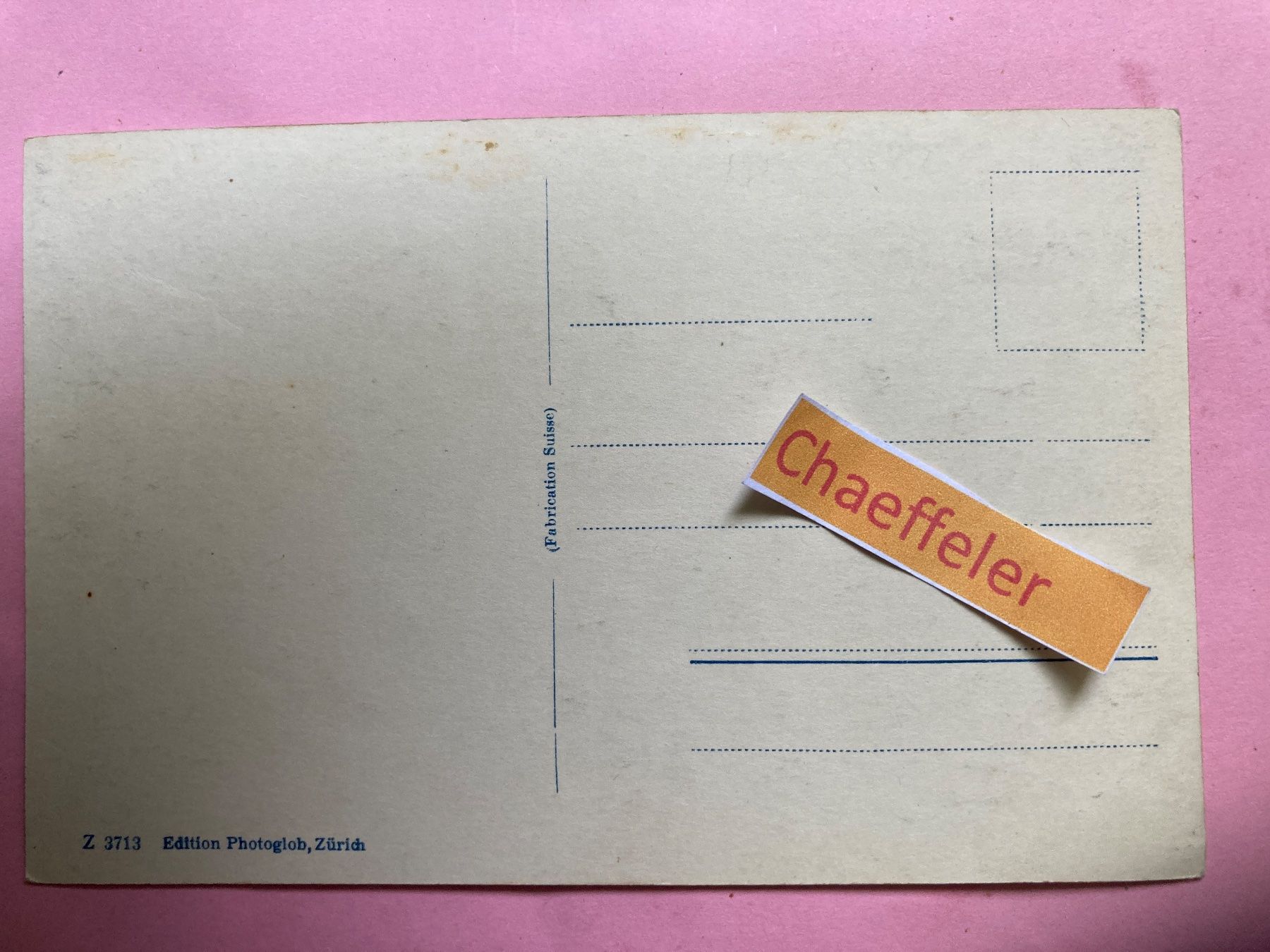 Cartoline postali: Lauterbrunnen mit Staubbach – Usato da Zürich venduto da Chaeffeler 1