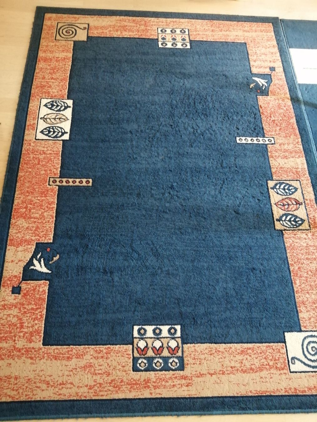 Ikea Tapis: Teppich blau mit Muster guter Zustand – D'occasion à zufikon par radar07 3