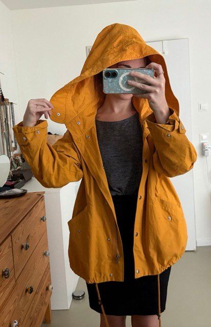 H&M Giacche: Veste style imper jaune moutarde à capuche - Taille 38 – Usato da Zürich venduto da AnnaSa 3