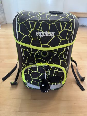 Ergobag Schulrucksack Schwarz/Grün, Top Zustand! ✅