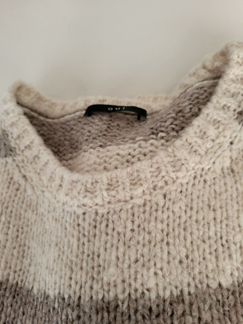 Maglioni & Felpe: Oui Strickpullover gestreift, 3/4 Arm, Gr. 40 – Usato da Grüsch venduto da Marianna05 2