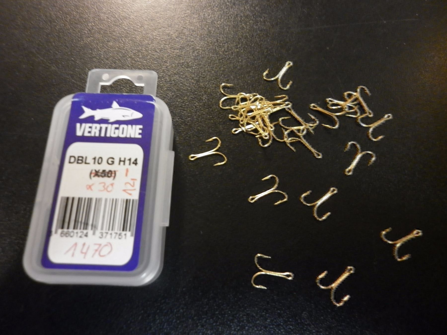 Esche: 30 Vertigone DBL10 no 14 Gold – Nuovo e nell'imballaggio originale da Fribourg venduto da versus702