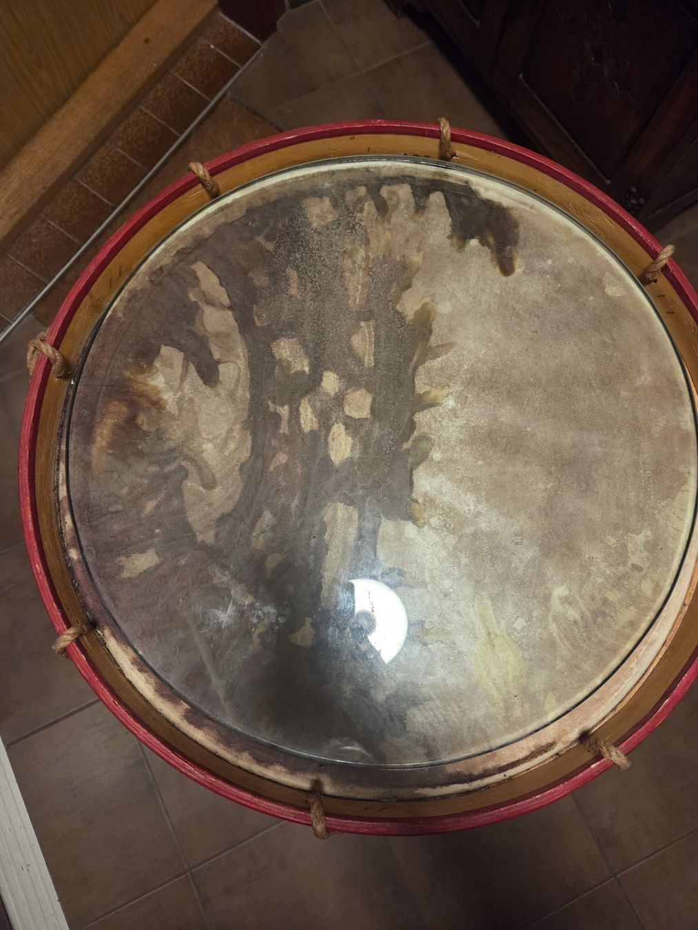Tavoli: table d'appoint Regiment Drum Side Table par Timothy Oulton. – Usato da Penthalaz venduto da yve_wsq8 1