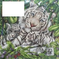 Serviette irbis family (1240) 2Stk.