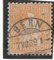 BERN 07.07.69 auf Zu#32 Mi#24 Vollstempel [10B2]
