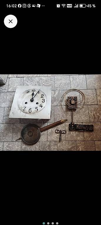 Stand- & Wanduhren: Wanduhr D. R. PATENT  – Gebraucht aus Wila von neu_s8qs