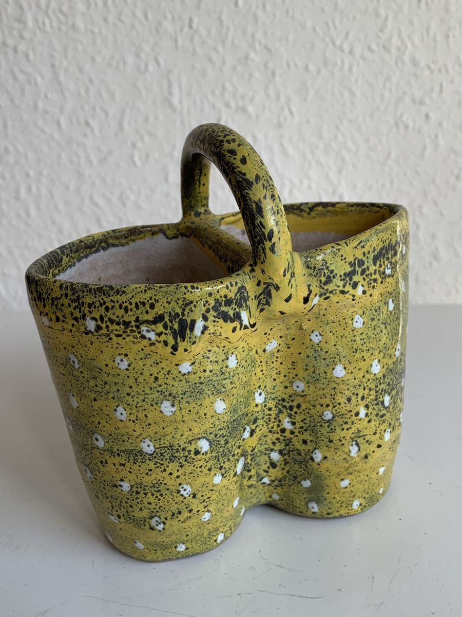 Vasi & Recipienti: André Freymond pièce unique, vase bicéphale  – Usato da Lausanne venduto da Nugget.Vintage