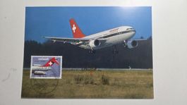 1983 Maximumkarte A310-220 Swissair