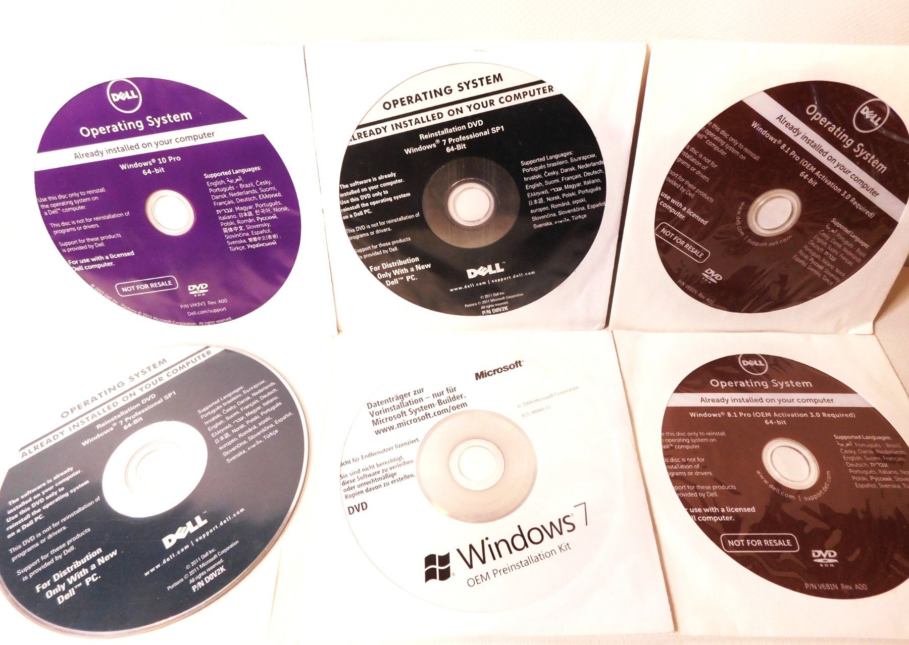 Microsoft Software: DVD Dell Windows 7, 8.1 & 10 Recovery – Nuovo e nell'imballaggio originale da Emmenbrücke venduto da Ulisse-22
