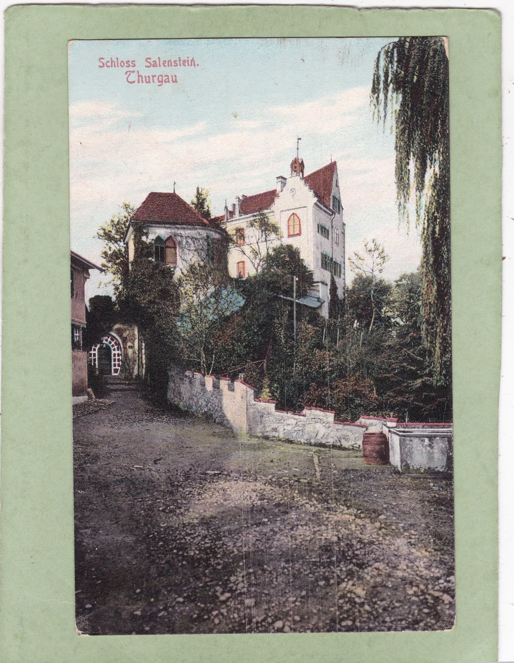 Cartoline postali: Schloss Salenstein Thurgau 1909 – Usato da Herisau venduto da Lisegrat2008