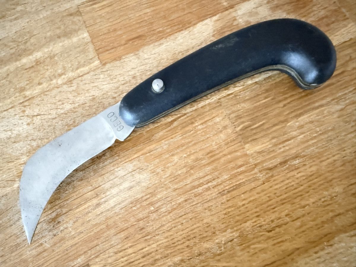 Taschenmesser: GECO Taschenmesser Sackmesser Hippe Veredlungsmesser – Gebraucht aus Goldach von Messerguru