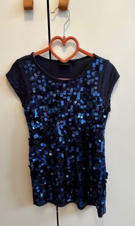 T-Shirt mit Pailletten Next