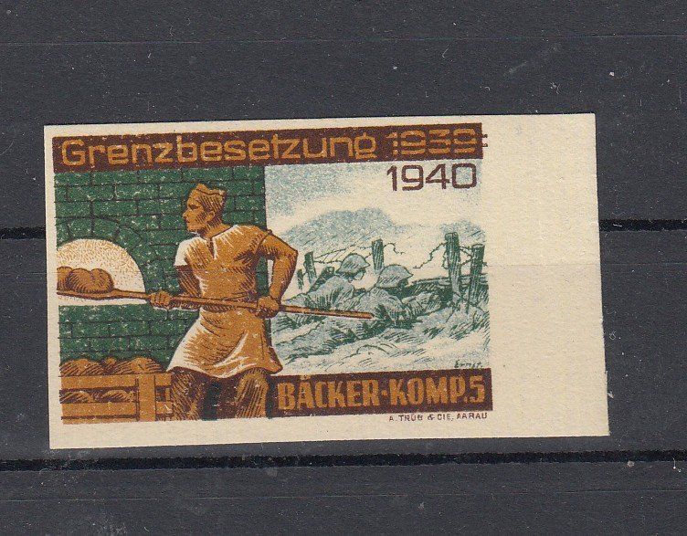 Alle Briefmarken: Bäcker 138/2** Bäcker Komp.5 Nach Kat.VSAM 150.- – Gebraucht aus Herrliberg von Lfrifda