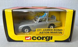 🟡🔵 CORGI TOYS # 271 / James Bond 007 Aston Martin / 1983