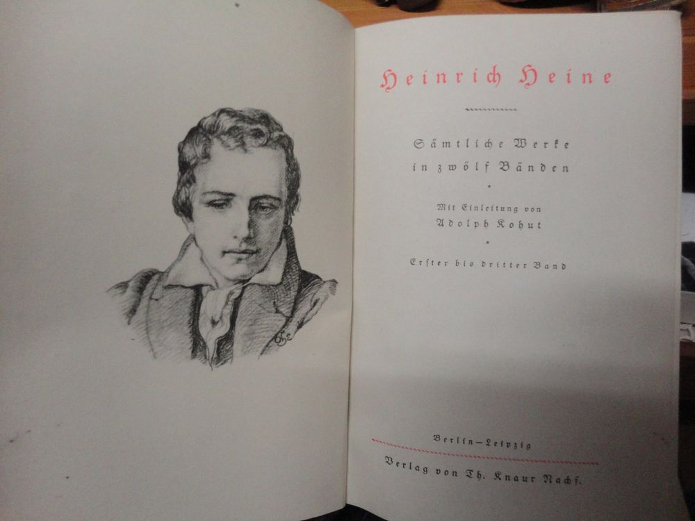 Livres: Heinrich Heine – D'occasion à Bischofszell par Joachim-115 2