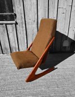 Mogens Kold Teak Boomerang Rocking Chair
