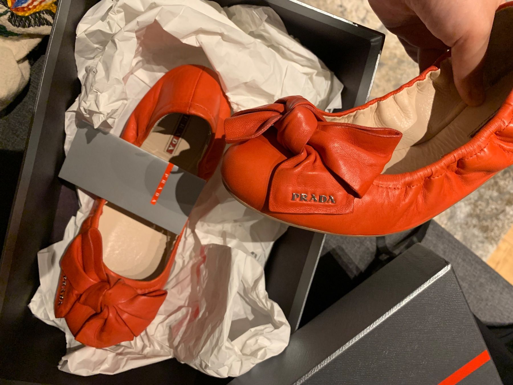 Prada Scarpe per ragazze: Ballerinas Prada – Nuovo e nell'imballaggio originale da Zell LU venduto da AliAli24 3