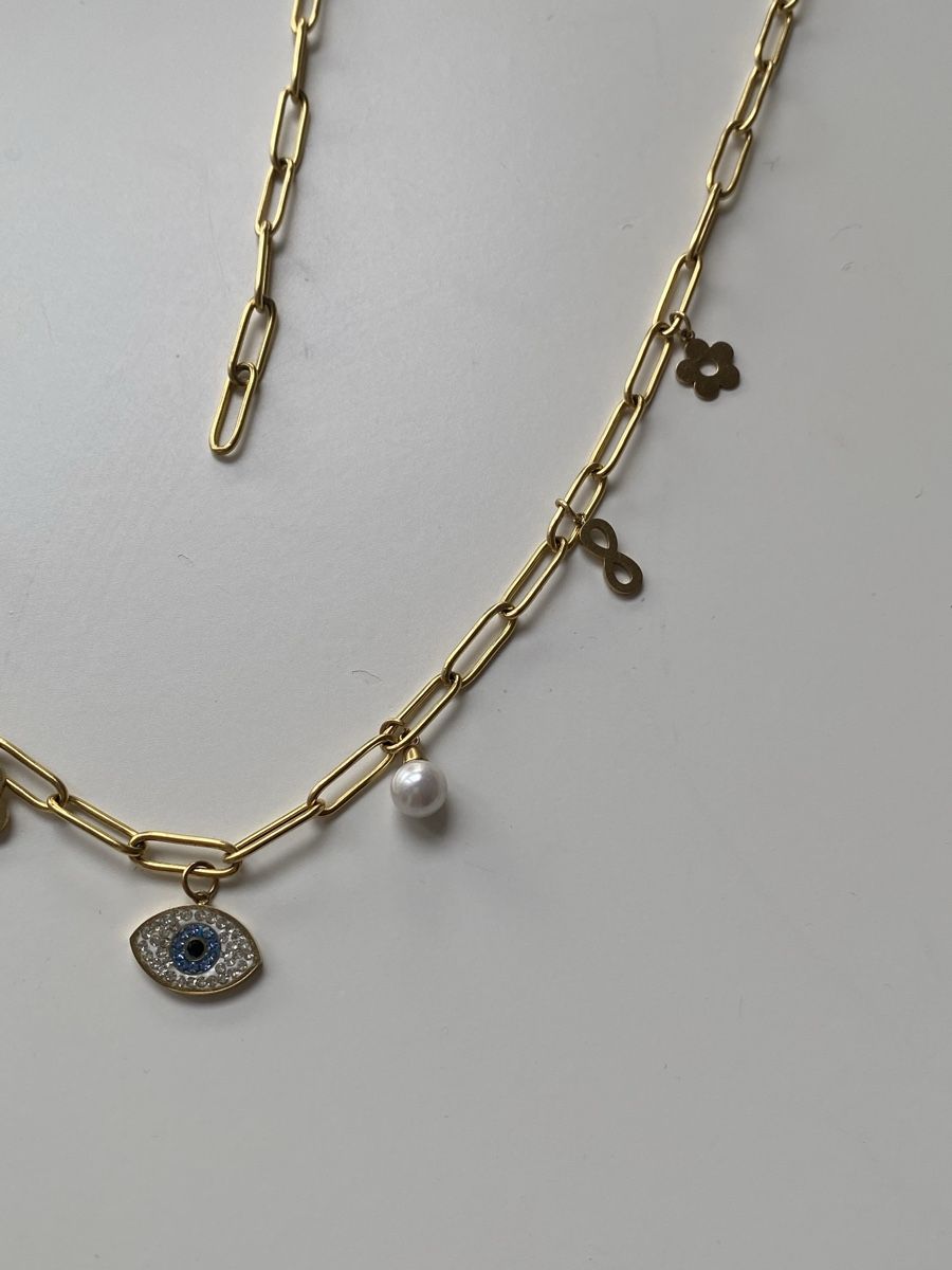 Ketten: 18KGP Charms Halskette – Neu (gemäss Beschreibung) aus Givisiez von dor_xb9k 5