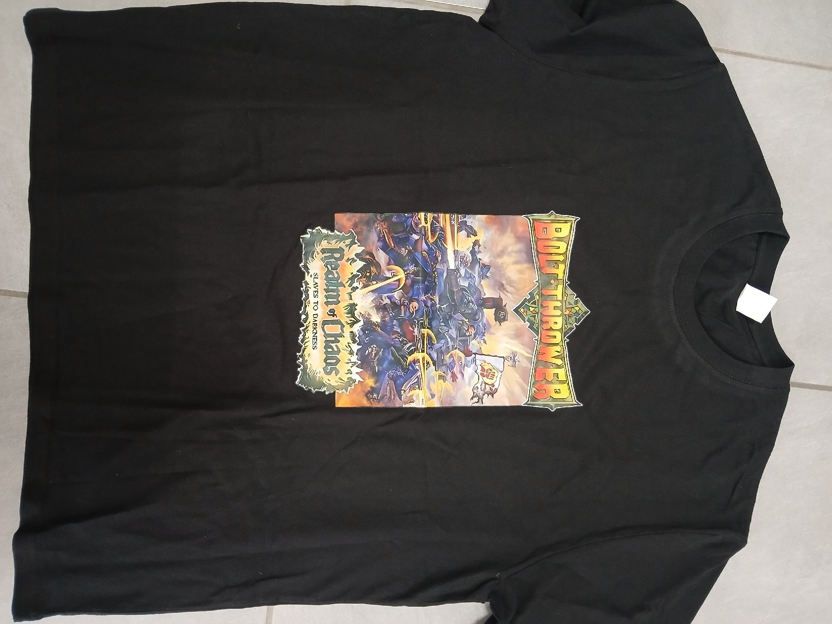 T-shirt: Ts bolt thrower - realm...(death metal) – Nuovo (secondo la descrizione) da St-Cergue venduto da VeganWarrior