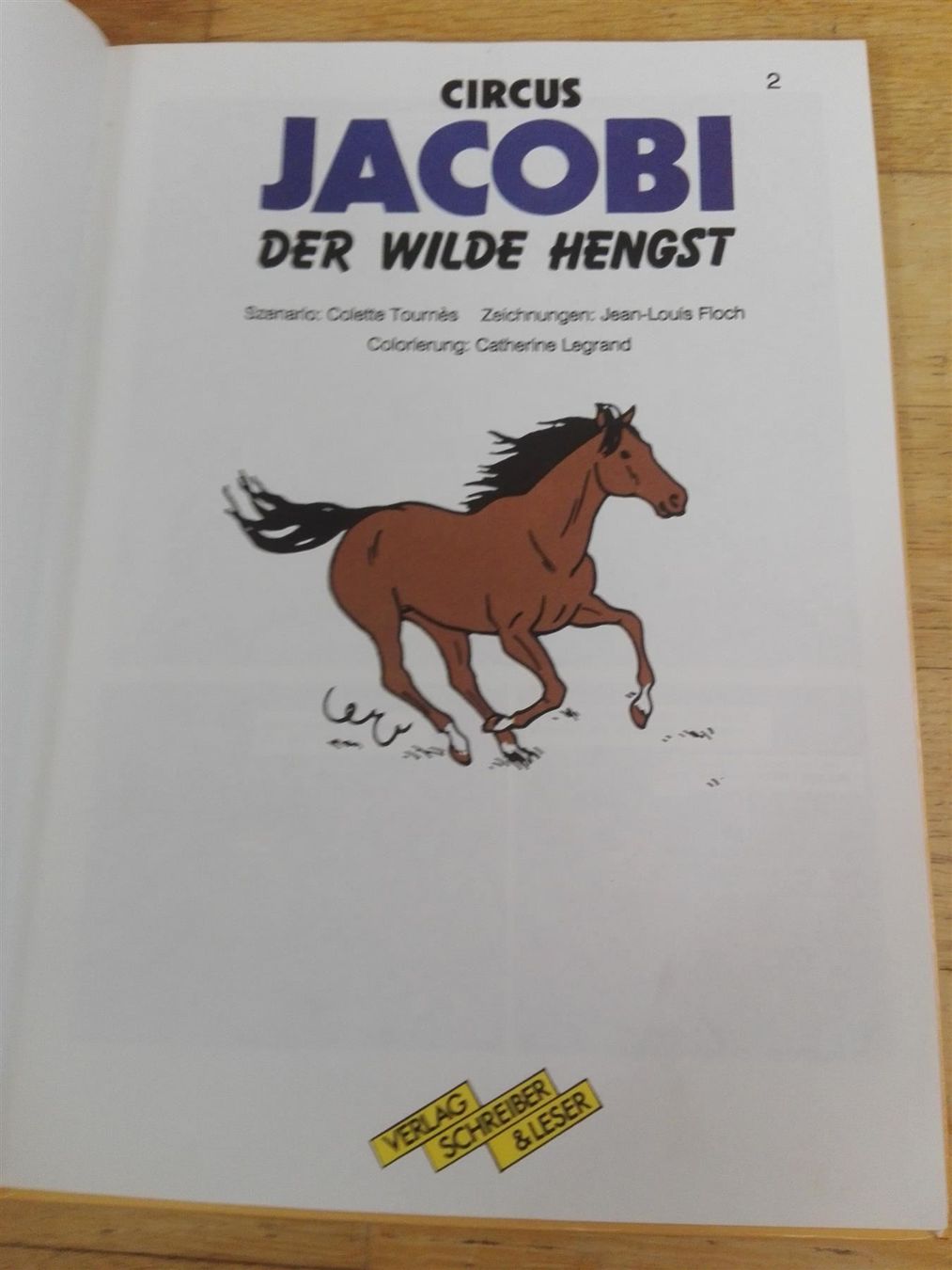 Fumetti: Circus Jacobi (2) - Der Wilde Hengst – Usato da St. Gallen venduto da elk2021 2