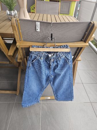 H&M Wide Leg Jeans Adjustable Waist Size 110 4-5 Years