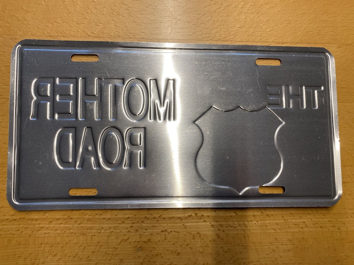 Schilder: Route 66 Alublechtafel – Gebraucht aus Mülligen von Flockenstiel 1
