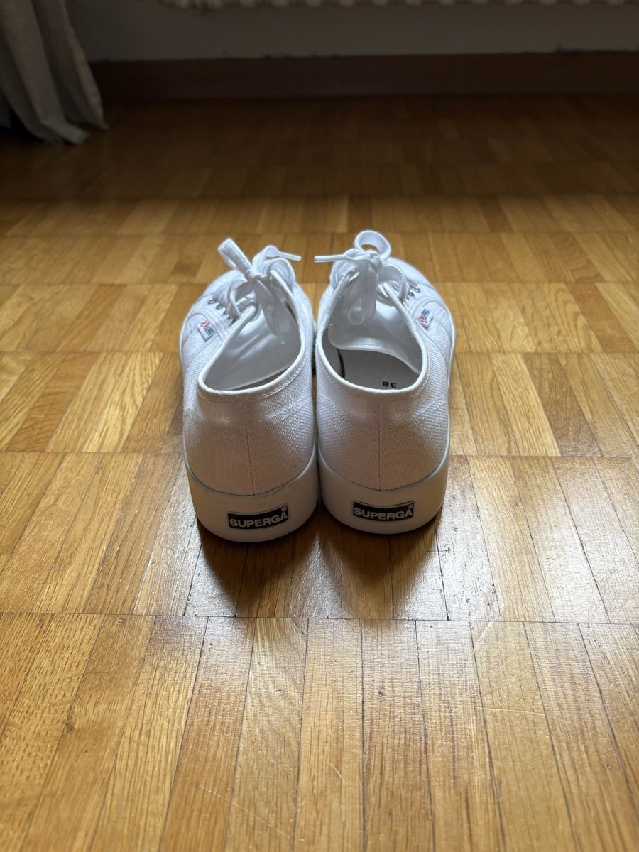 Superga Scarpe da uomo: Superga 2740 PLATFORM UNISEX - Trainers - white – Nuovo (secondo la descrizione) da Zürich venduto da sar_7hht 2