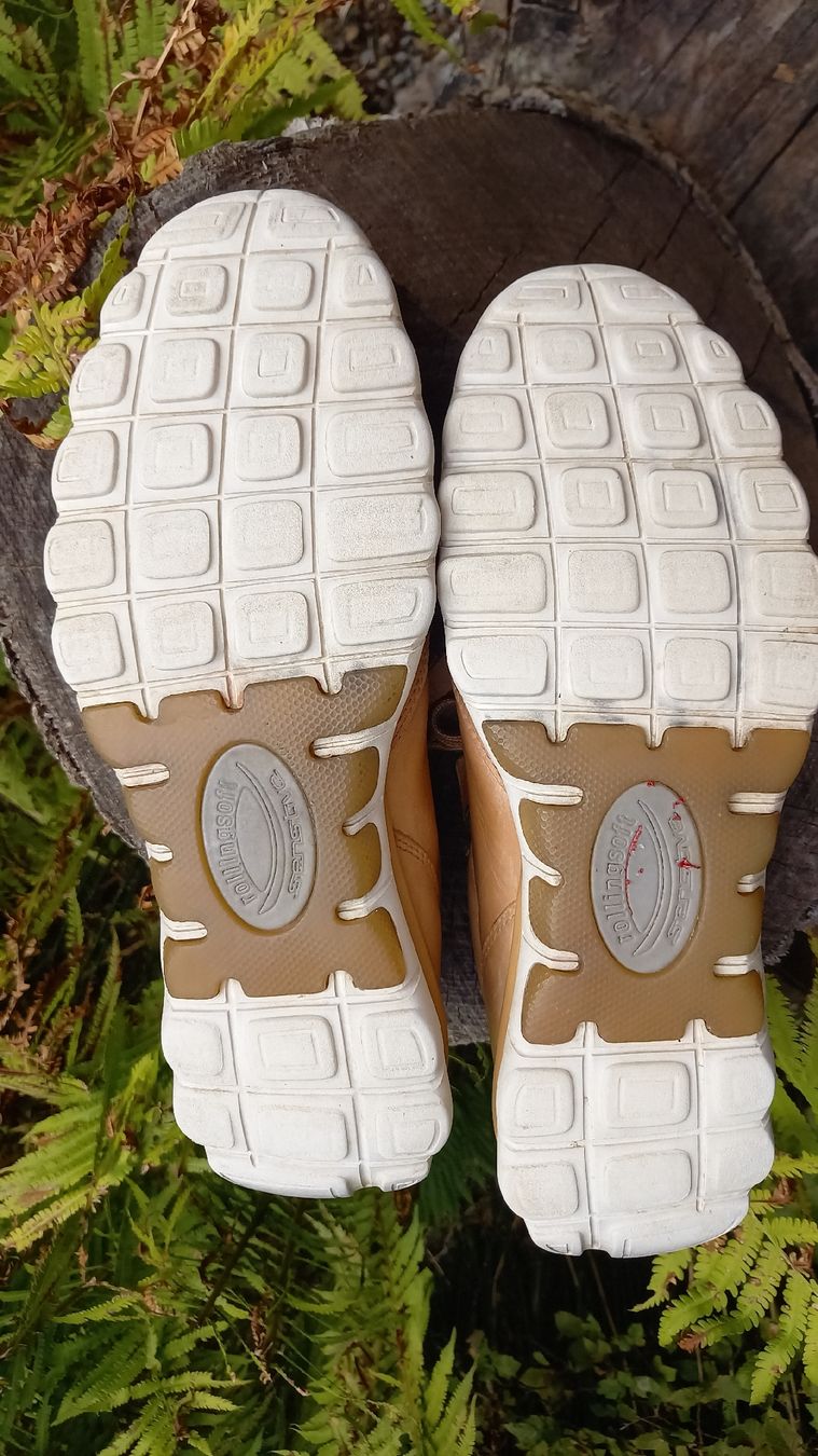 Gabor Damenschuhe: Rolling Soft Leder Sneaker hellbraun gebrauchter Zustand – Gebraucht aus St. Gallen von Otterndorf 6