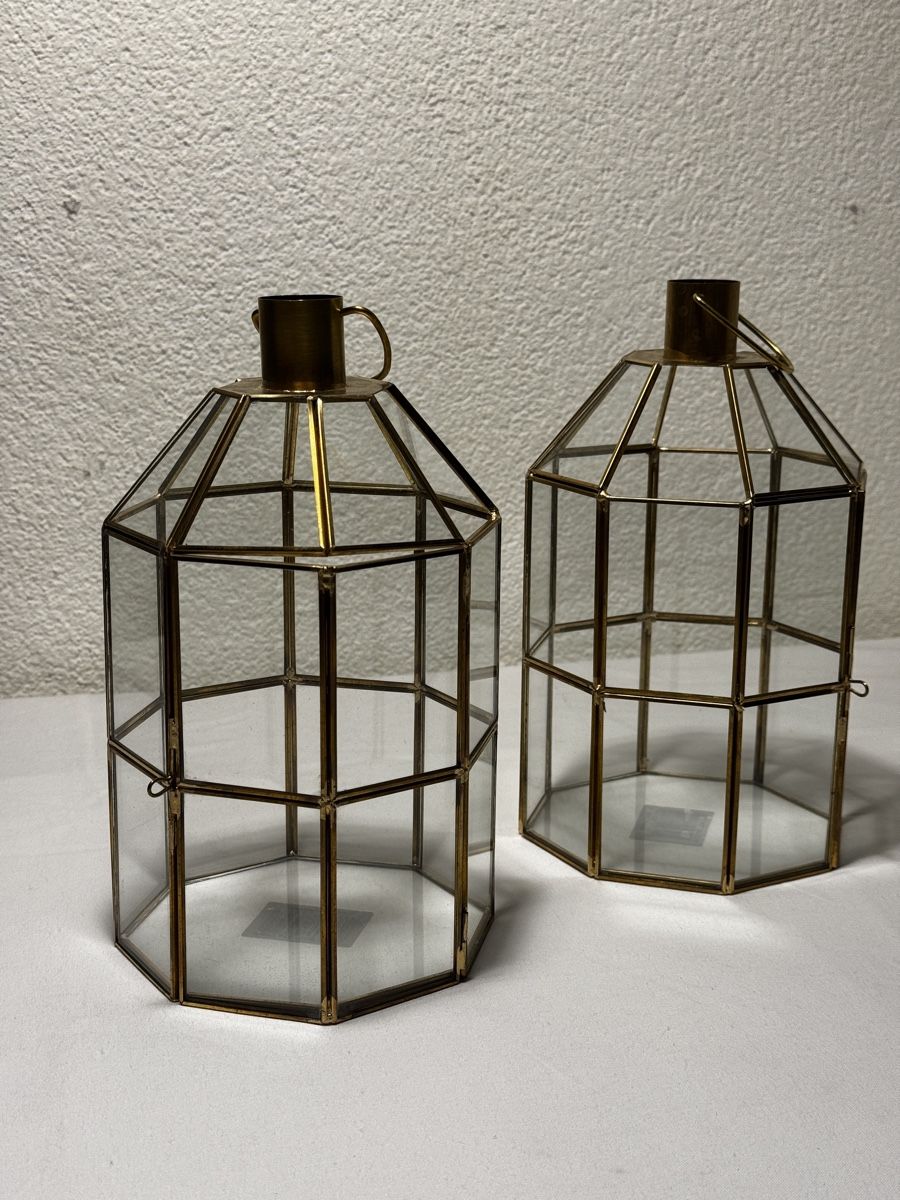 Portacandele: Dekorative Vitrine / Windlichter - 2 Stück – Nuovo (secondo la descrizione) da Stüsslingen venduto da leo_nzh6
