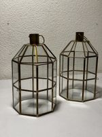 Dekorative Vitrine / Windlichter - 2 Stück
