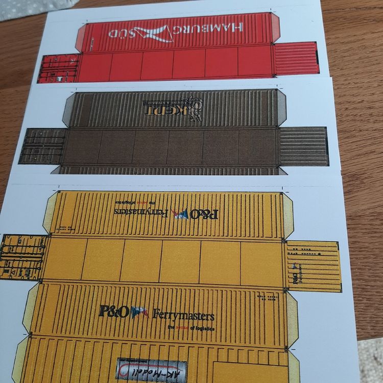 container satz 10 stück aus karton (Neu und originalverpackt) in ...