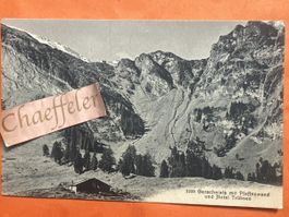 Alte Ansichtskarte Gerschialp mit Pfaffenwand, Hotel Trübsee