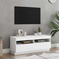 TV Möbel mit LED Leuchten 100 x 35 x 40