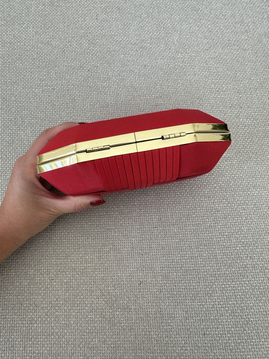 Borse da donna: Pochette strass soirée rouge – Usato da Granges VS venduto da rvn 5