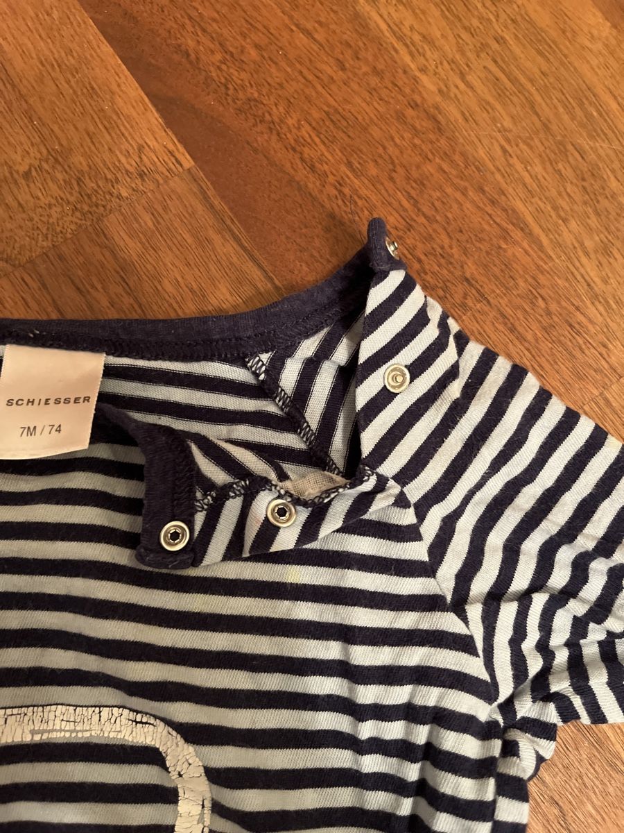 Maglioni & Felpe: Langarmshirt Jungen Gr. 74 gestreift Auto – Usato da Andelfingen venduto da estark 1