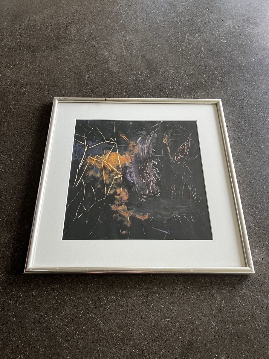 Grafica & Litografie: Per Kirkeby framed print, vintage artwork – Usato da Oberägeri venduto da Theonose74 7