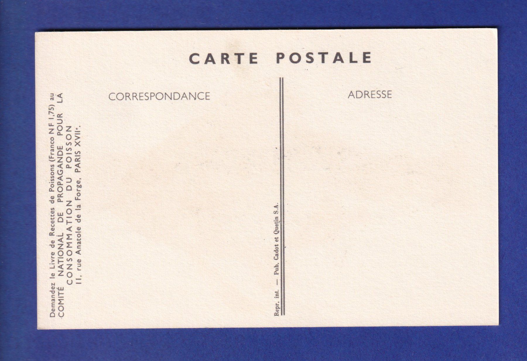 Cartoline postali: Poisson - MULET – Usato da Pully venduto da nicecards-shop 1