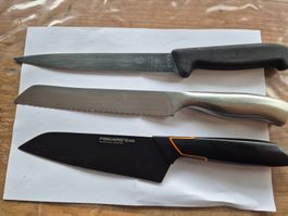 3 couteaux de cuisine / pain